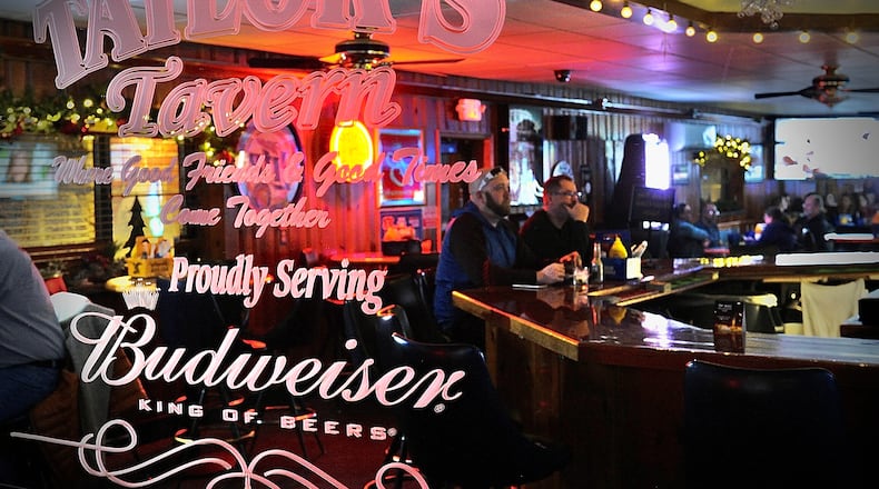 Taylor's Tavern on Dayton Road is one of the locations in Clark County that will offer sports betting on sports after Jan. 1, 2023. MARSHALL GORBY\STAFF