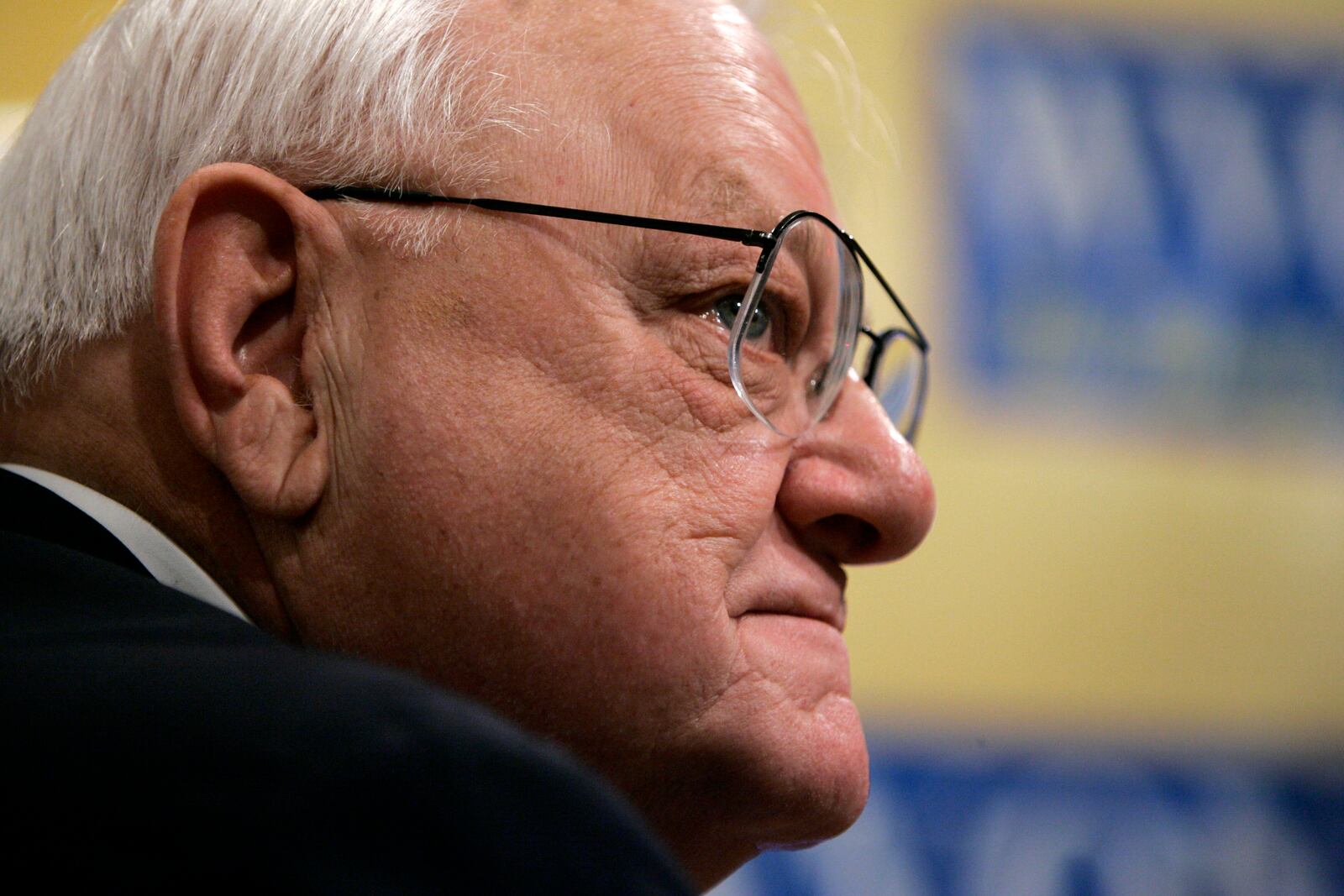 FILE - Former Gov. George Ryan speaks about his views on the death penalty during a radio talk show Monday, Dec. 4, 2006, in Chicago. (AP Photo/Jeff Roberson, File)