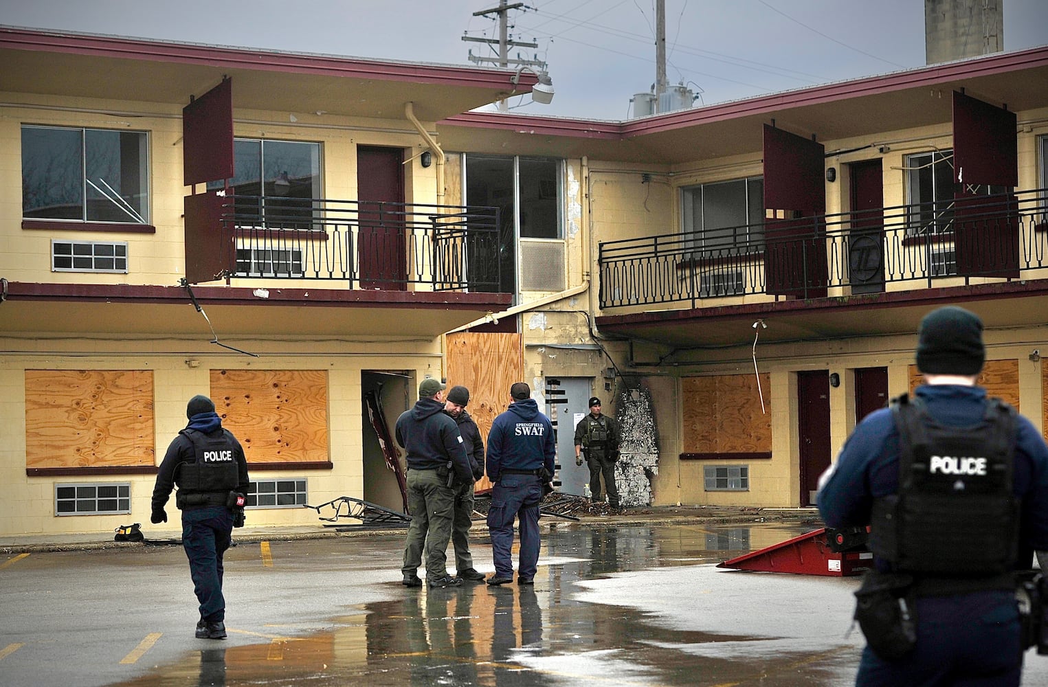 Police training at Executive Inn