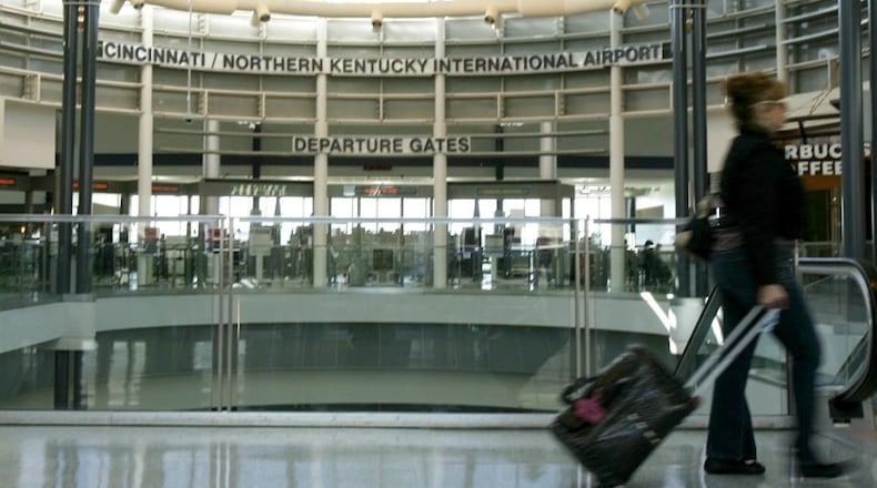 Airfare at the Cincinnati/Northern Kentucky Airport has also decreased. FILE