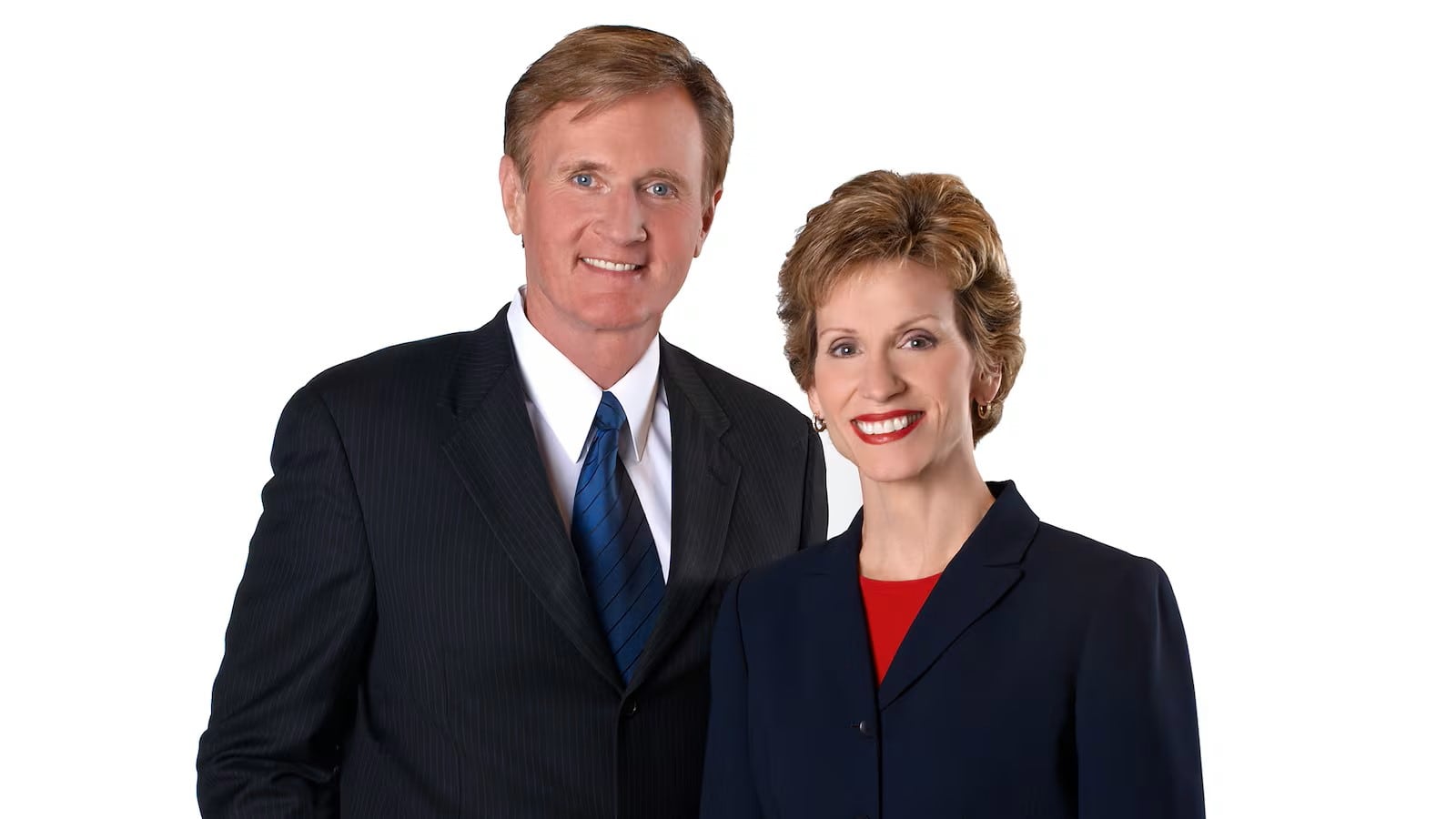 Cheryl McHenry with Jim Baldridge, her WHIO-TV co-anchor from 1991-2009. CONTRIBUTED
