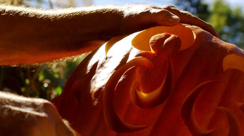The Clark County Park District is inviting the public to participate in a pumpkin carving contest. BILL LACKEY/STAFF