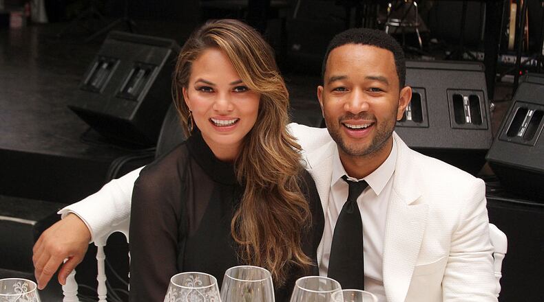 Springfield native John Legend and his wife, Chrissy Teigen, starred in a Super Bowl commercial Sunday. (FILE PHOTO BY ANDREW GOODMAN/GETTY IMAGES FOR CELEBRITY FIGHT NIGHT)