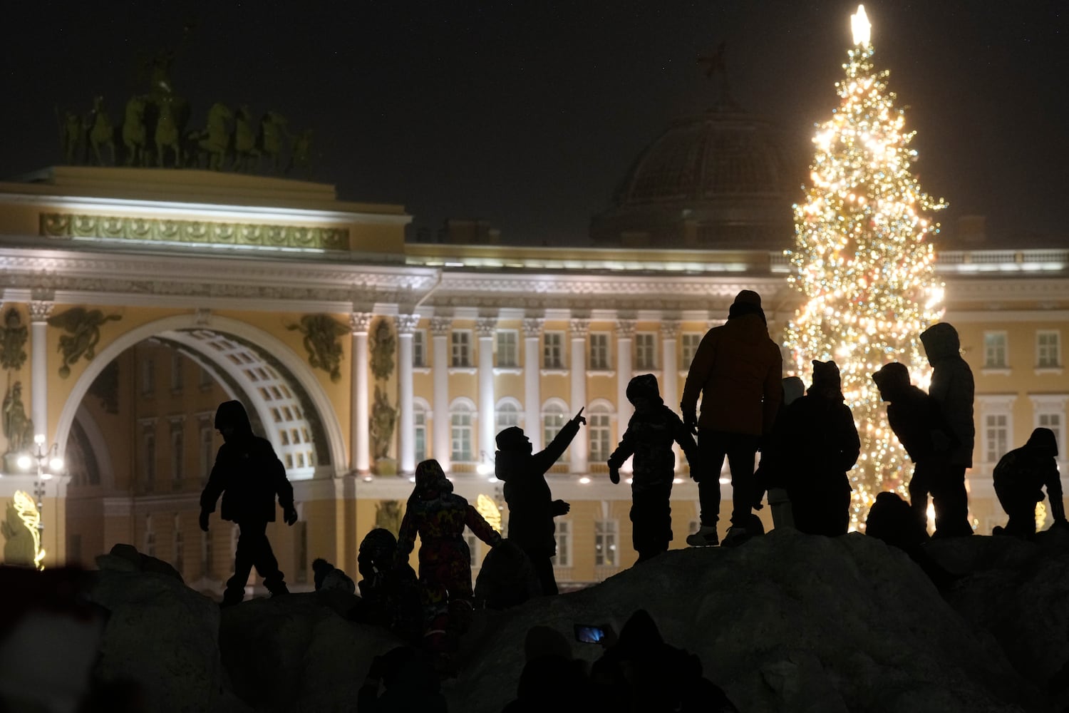 APTOPIX New Year's Eve Russia