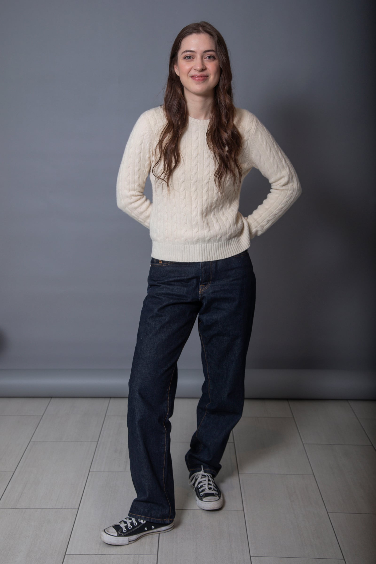 Lizzy McAlpine poses for a portrait on Friday, April 11, 2025, in New York. (Photo by Andy Kropa/Invision/AP)