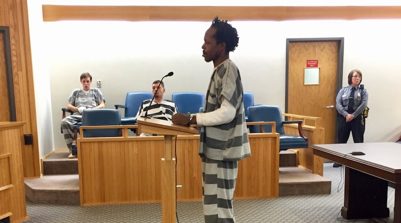 Michael Thompson, 37, pleaded not guilty to two counts of cruelty to animals in the Clark County Municipal Court on Thursday, Jan. 11. Jeff Guerini/Staff