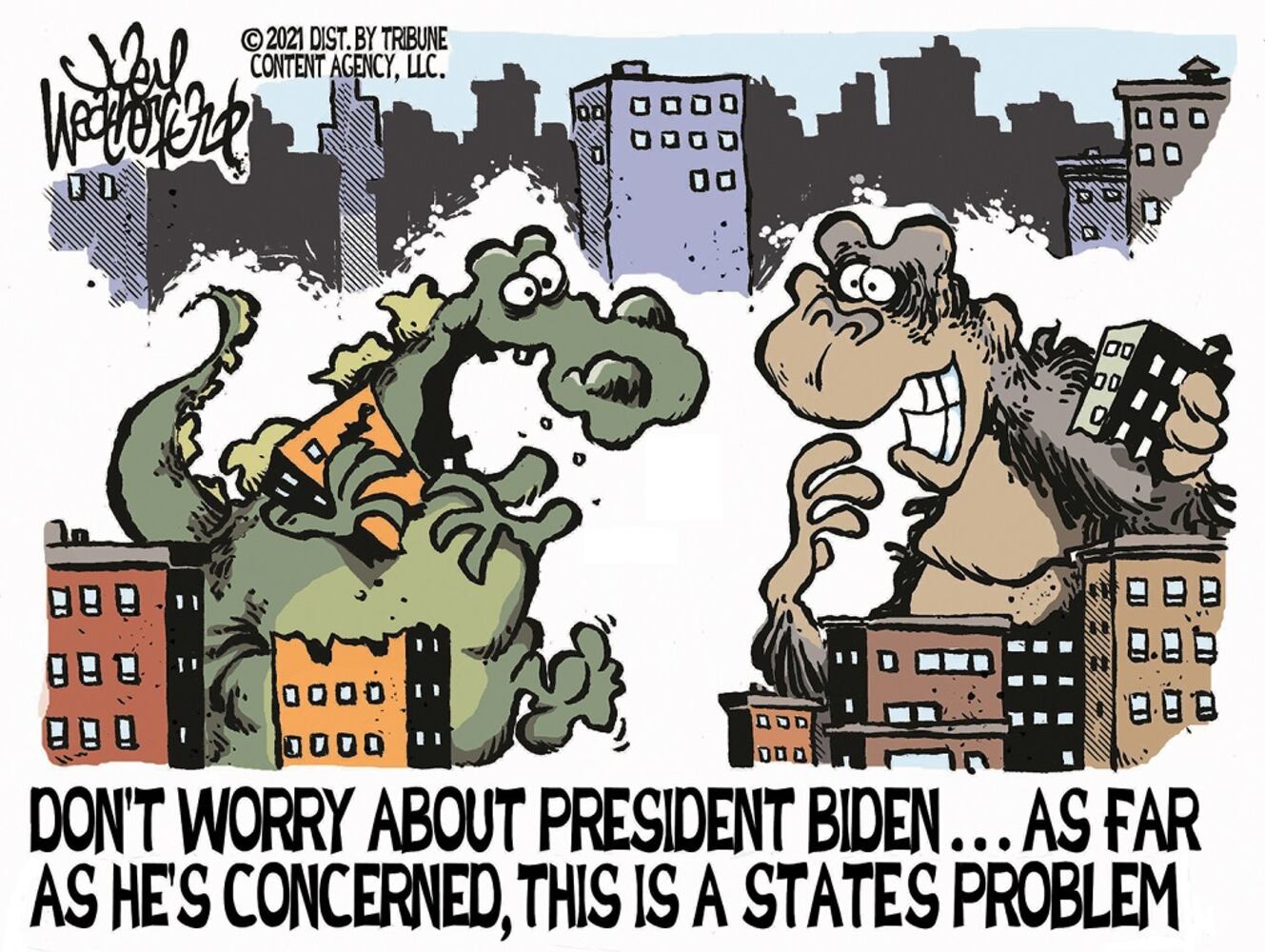 WEEK IN CARTOONS: Bidding goodbye to 2021, Betty White and more
