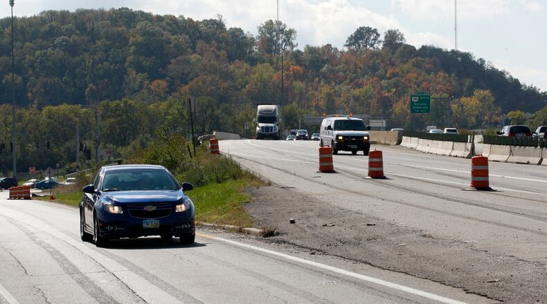 The ramp to northbound Interstate 75 from Edwin C. Moses Boulevard. Staff photo
