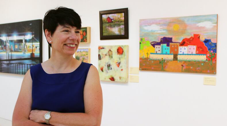 Springfield Museum of Art Executive Director, Ann Fortescue stands in one of the galleries at the museum. JEFF GUERINI/STAFF
