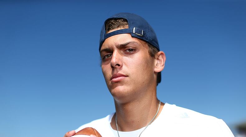 CORONADO, CA - MAY 27: Nick Starkel from Texas A&M attends Steve Clarkson's 13th Annual Quarterback Retreat on May 27, 2017 in Coronado, California. (Photo by Joe Scarnici/Getty Images)