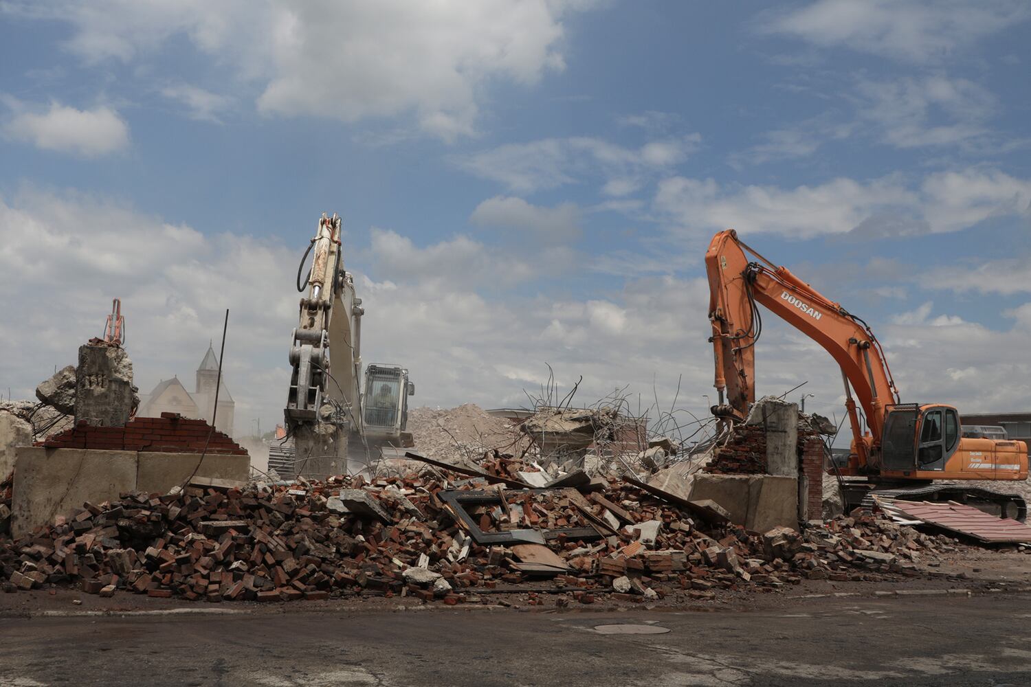 PHOTOS: Crowell-Collier Building Entrance Saved