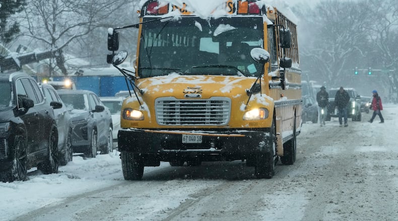 Ohio schools are now required to meet a minimum number of instructional hours, according to the Ohio Department of Education and Workforce. (AP Photo/Nam Y. Huh)