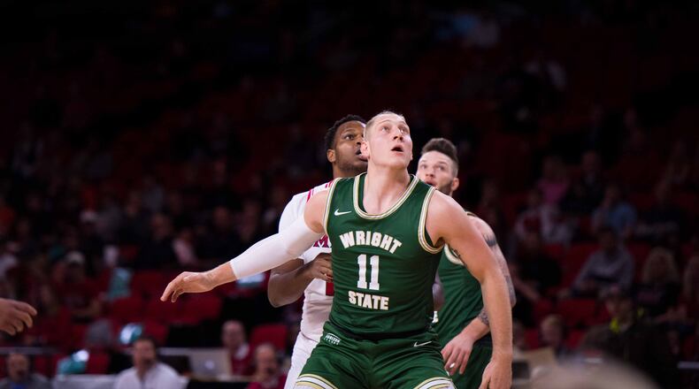Loudon Love led Wright State with 15 points and 12 rebounds in Sunday’s loss at UIC. Joseph Craven/WSU Athletics file