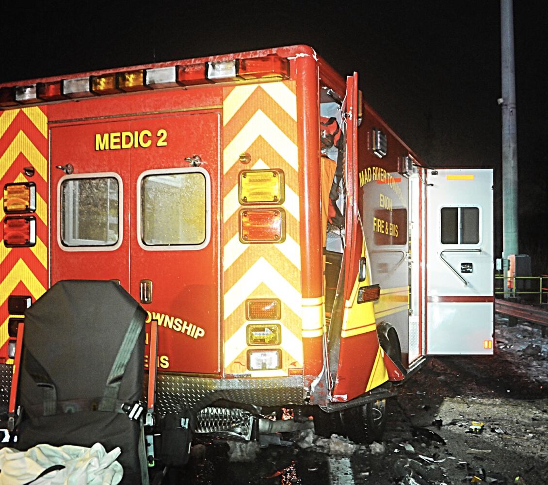 One killed after semi strikes Mad River Twp. medical vehicle
