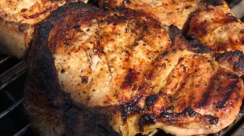 BlackJack Grill’s pork chops are a favorite festival season in Dayton.