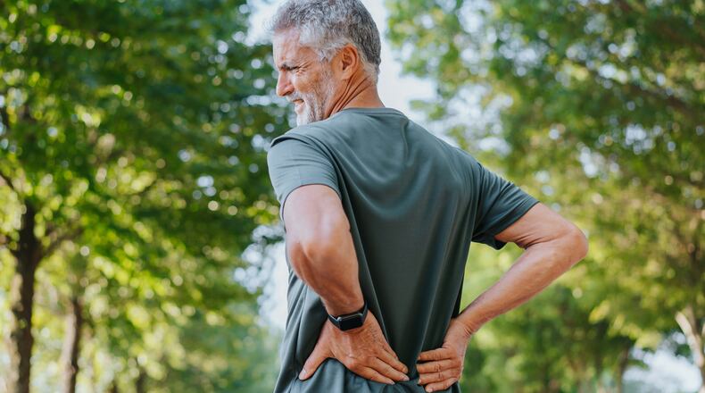 It is very important to follow proper form when bending forward. The sheer weight of the torso coming forward means that upon standing again, the low back must remain in a fixed stable position to remain safe. ISTOCK