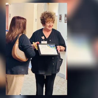 Forest Glen Rehabilitation and Healthcare Center’s Rose Bagford, RN, was recognized with the 2025 OHCA Skilled Nursing Excellence Award, honoring the top caregivers in Ohio. Contributed