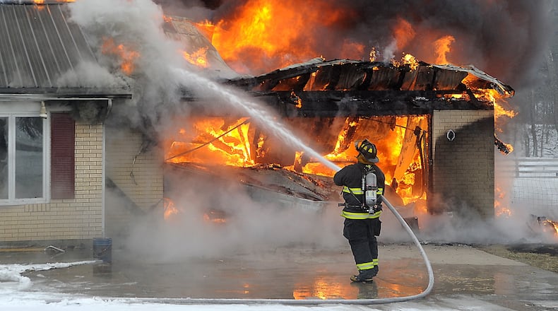 The city of Piqua has leased its former water treatment plant to BGSU to use as a firefighter training center. (AP Photo/ Photo/Mike Ullery)
