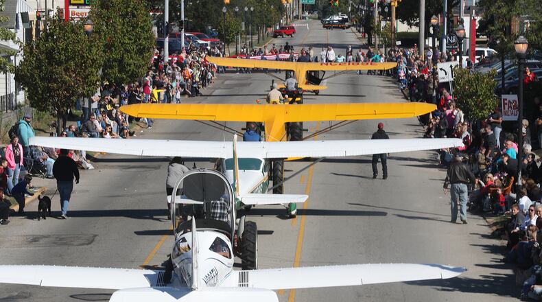 The New Carlisle Heritage of Flight Parade. Photo taken in 2019. BILL LACKEY/STAFF