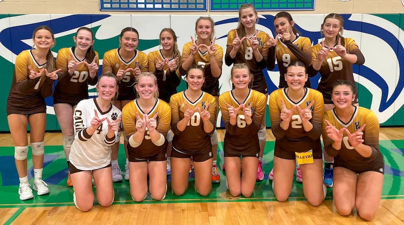 The Kenton Ridge volleyball team is 20-1 this season. The Cougars, the second-ranked team in Division IV, are seeking a deep postseason run. CONTRIBUTED