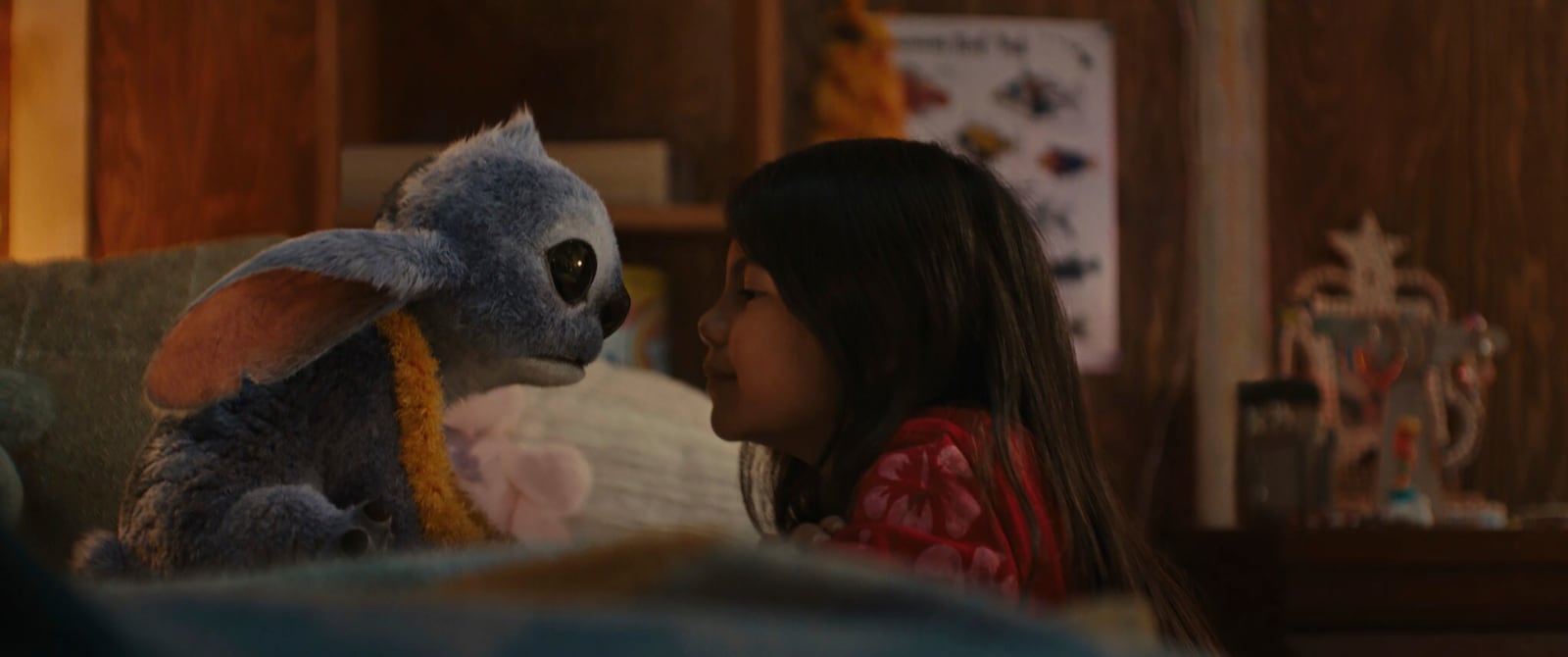 This image shows Maia Kealoha, right, in a still from the film "Lilo & Stitch." (Walt Disney Studios Motion Pictures via AP)