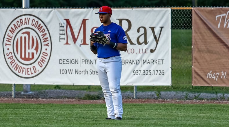 Champion City Kings outfielder Angel Jimenez, a native of the Dominican Republic and sophomore at Alabama State University, is hitting .290 with two home runs for the Kings. CONTRIBUTED PHOTO BY MICHAEL COOPER