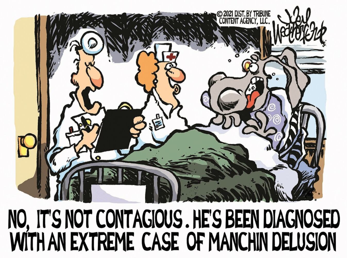 WEEK IN CARTOONS: Omicron Christmas, Joe Manchin and more