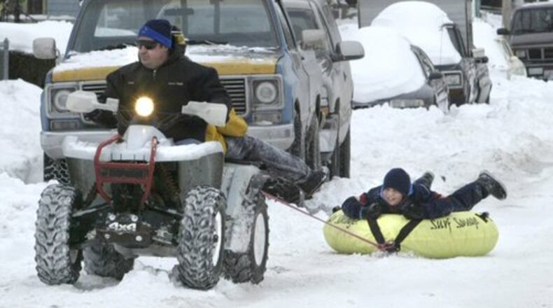 In southwest Ohio, Dayton and Cincinnati statistically only experience a White Christmas about 20 to 30 percent of the time. Dayton tends to see them more frequently.