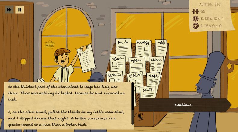 A look inside the faith-based video game, “Mr. Mueller’s Grand Experiment.” Contributed