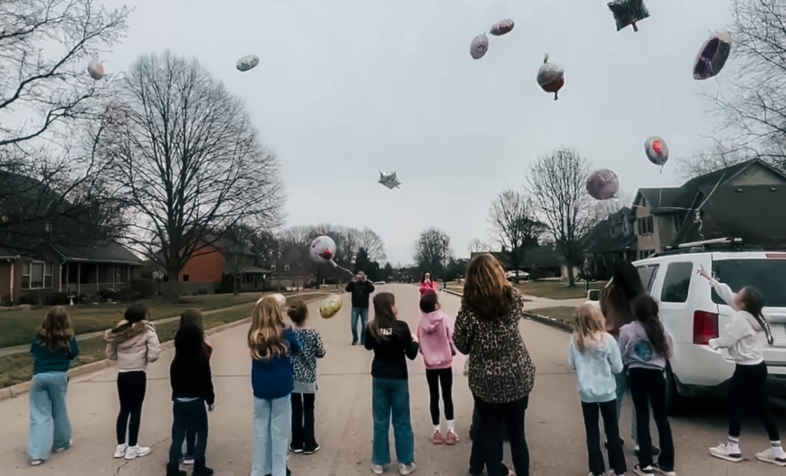 Family and friends gathered Tuesday, Feb. 24, 2026, to celebrate what would have been Ashley Flynn's 38th birthday. She was shot and killed Feb. 16 inside her Tipp City house. CONTRIBUTED