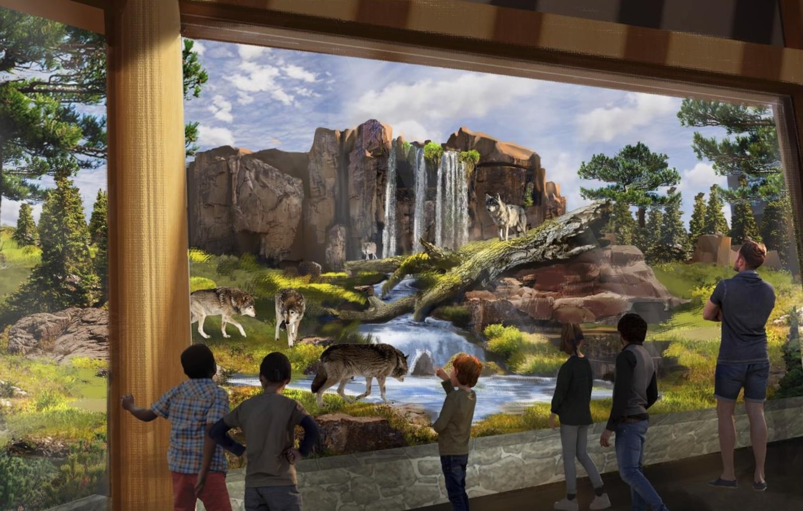 The Columbus Zoo's North America Trek expansion will open summer 2025. Contributed