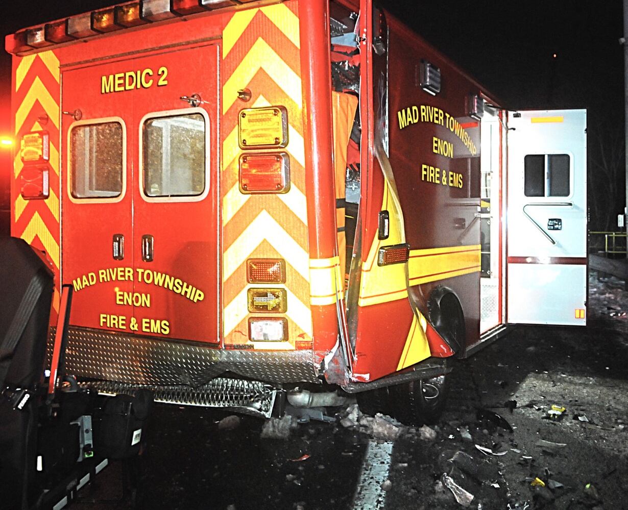 One killed after semi strikes Mad River Twp. medical vehicle