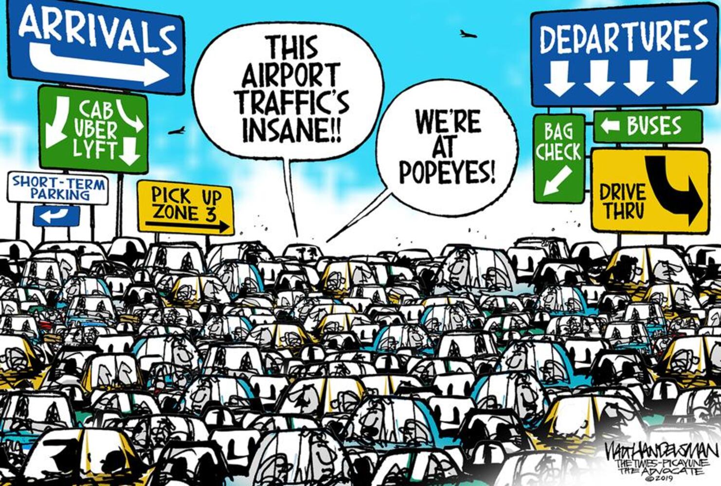 Week in cartoons: Medicare for all, Popeyes and more