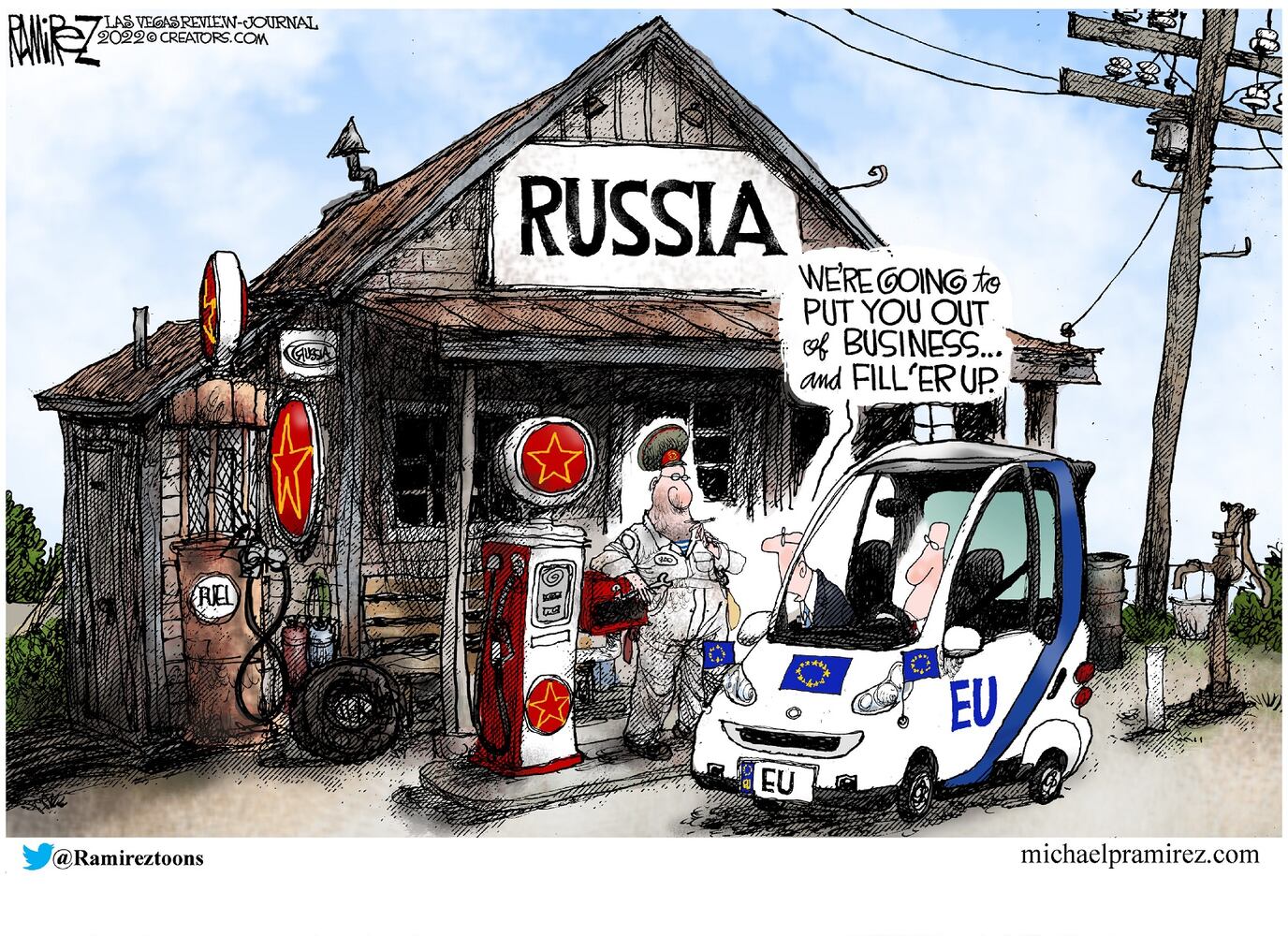 WEEK IN CARTOONS: Gas prices, Ukraine, Putin and more