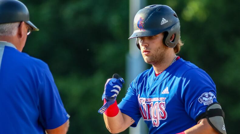 Champion City Kings third baseman Stephen Cullen has set a team record for RBIs with 43 this season. He also became the first Kings player to hit a home run in the Prospect League All-Star game. CONTRIBUTED PHOTO BY MICHAEL COOPER