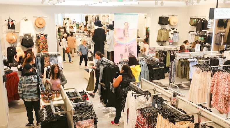 H&M opened in Liberty Center and at the Mall at Fairfield Commons in 2016. GREG LYNCH / STAFF