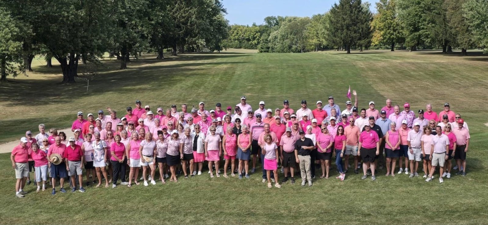 The 8th annual Pink Out Golf Scramble, hosted by Elks 51, had 144 golfers and raised $21,000 to benefit cancer care in Clark and Champaign Counties. The funds will help fund Appearance Centers & the Look Good, Feel Better Program at both Mercy Health - Cancer Centers in Springfield and Urbana, which provide wigs and toupees along with other support to cancer patients, as well as the Breast Cancer Endowment Fund of Clark County. Contributed