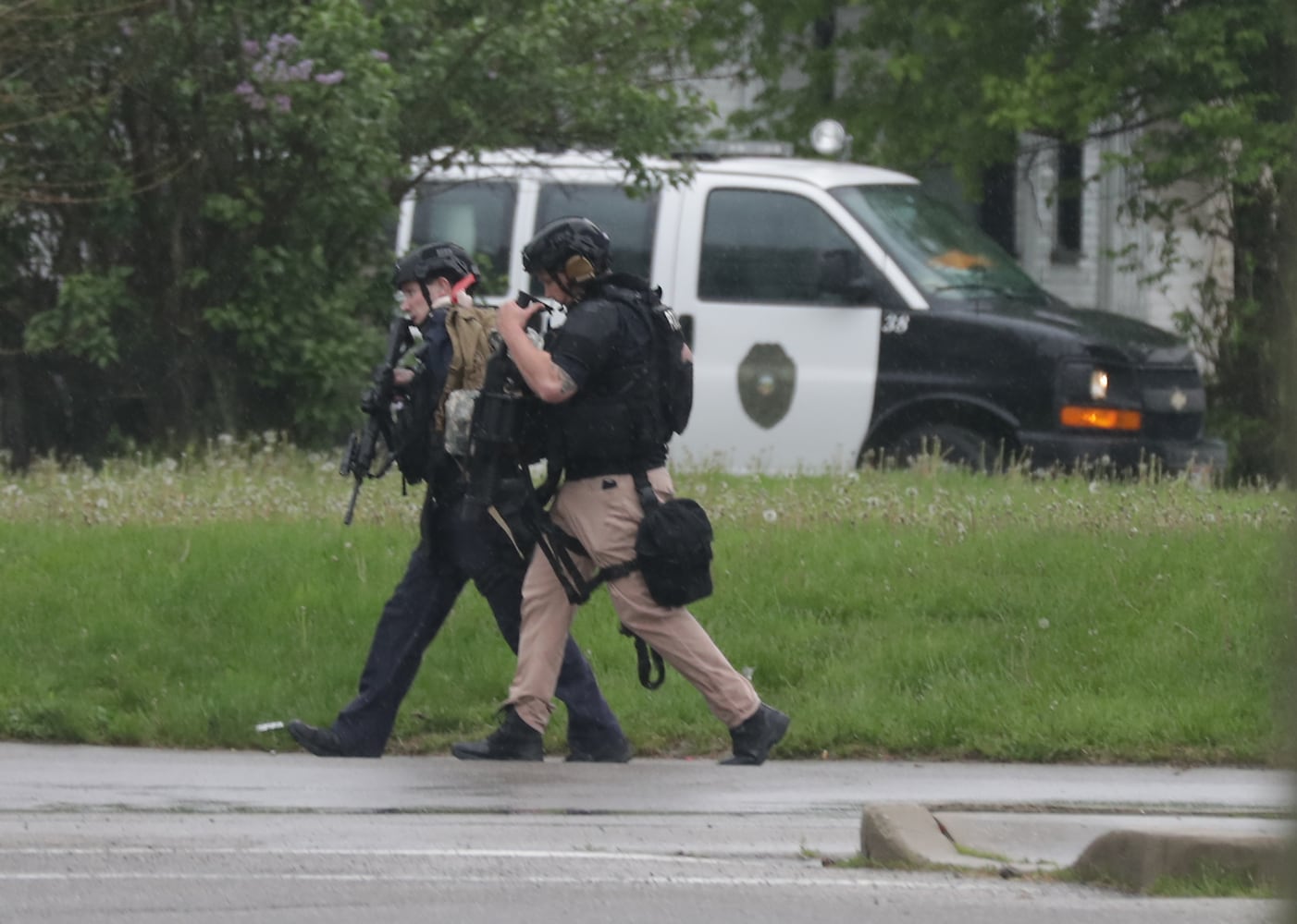 PHOTOS: Standoff on West Perrin Avenue
