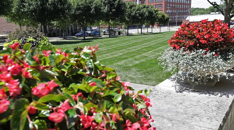 National Road Commons Park will be the location of a new event in August that aims to connect residents with local vendors and businesses. BILL LACKEY/STAFF