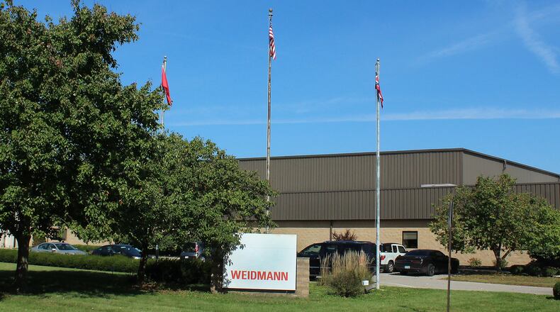 Weidmann Electrical Technology, Inc. is moving ahead with an expansion that will add about 2,600 square feet to its facility in Urbana and add roughly 20 JEFF GUERINI/STAFF