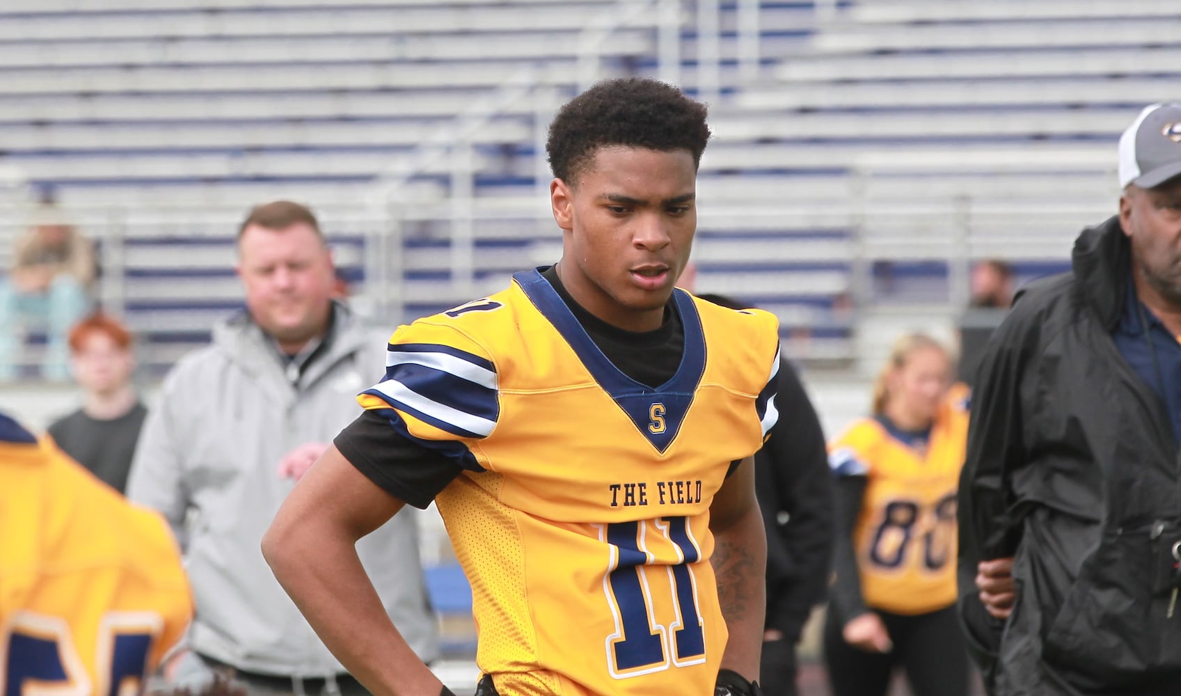 High school football recruiting showcase 2025 Tyrell Thompson