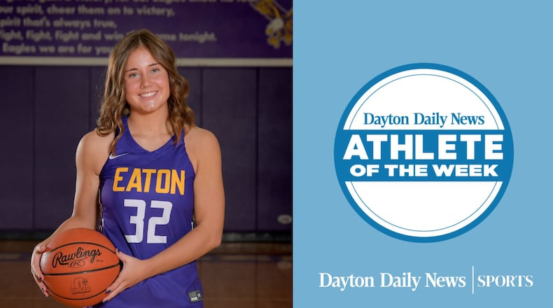 Eaton High School senior Emilee Hargis is the Dayton Daily News Athlete of the Week for the voting period from Nov. 24-30. CONTRIBUTED PHOTO