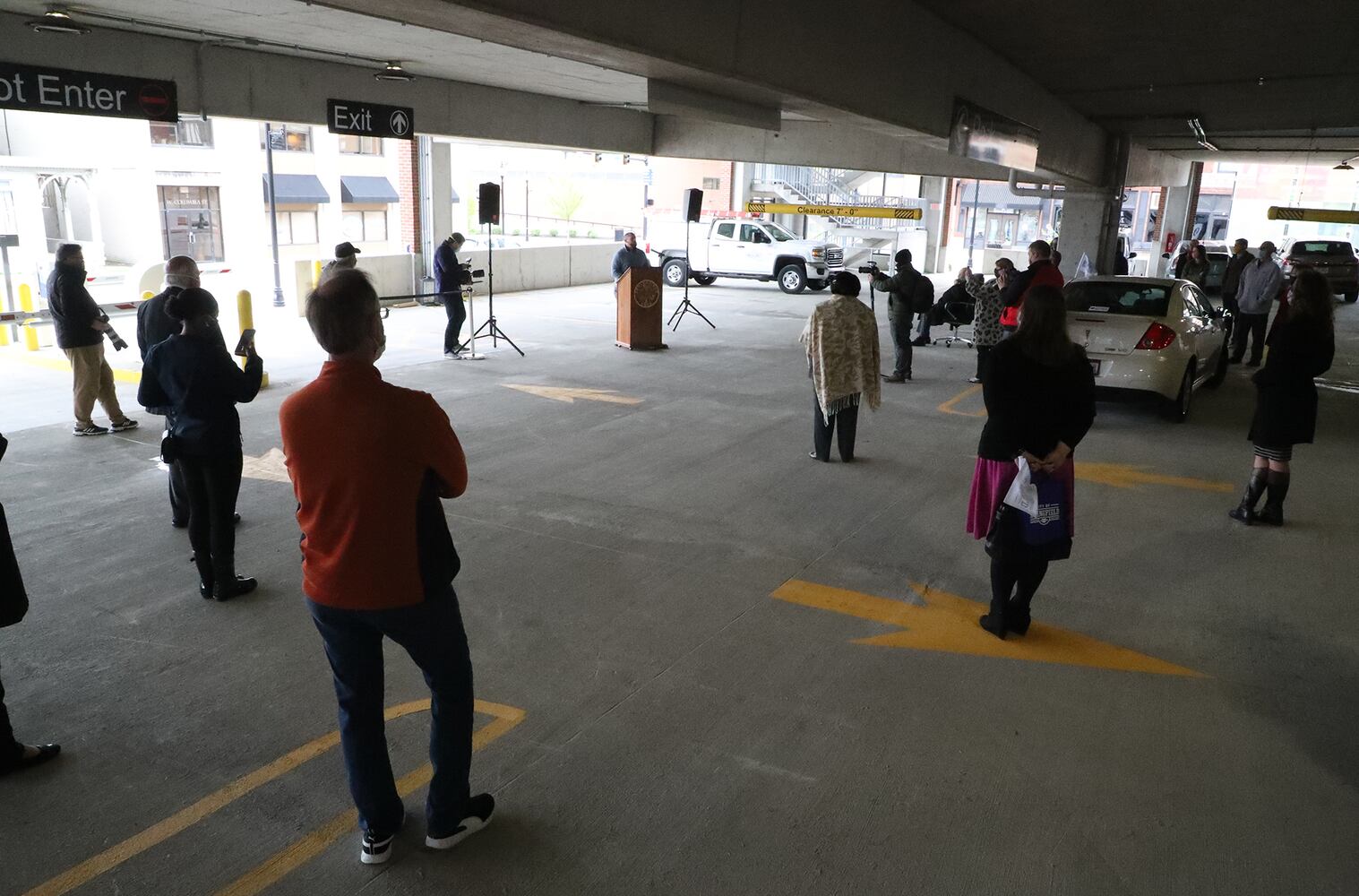 PHOTOS: Ribbon Cutting For New Parking Garage