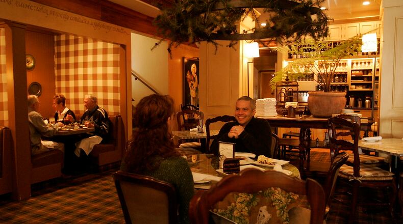This photo shows the dining room of the Coldwater Cafe in Tipp City in 2010. Staff file photo by Jim Witmer