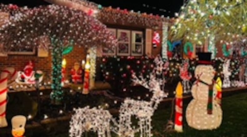 Phyllis Monroe and her husband, Raymond, celebrated Christmas with a holiday light display that drew people from throughout the community to visit their home at 2900 Old Clifton Road, until he passed in May due to surgery complications. Contributed
