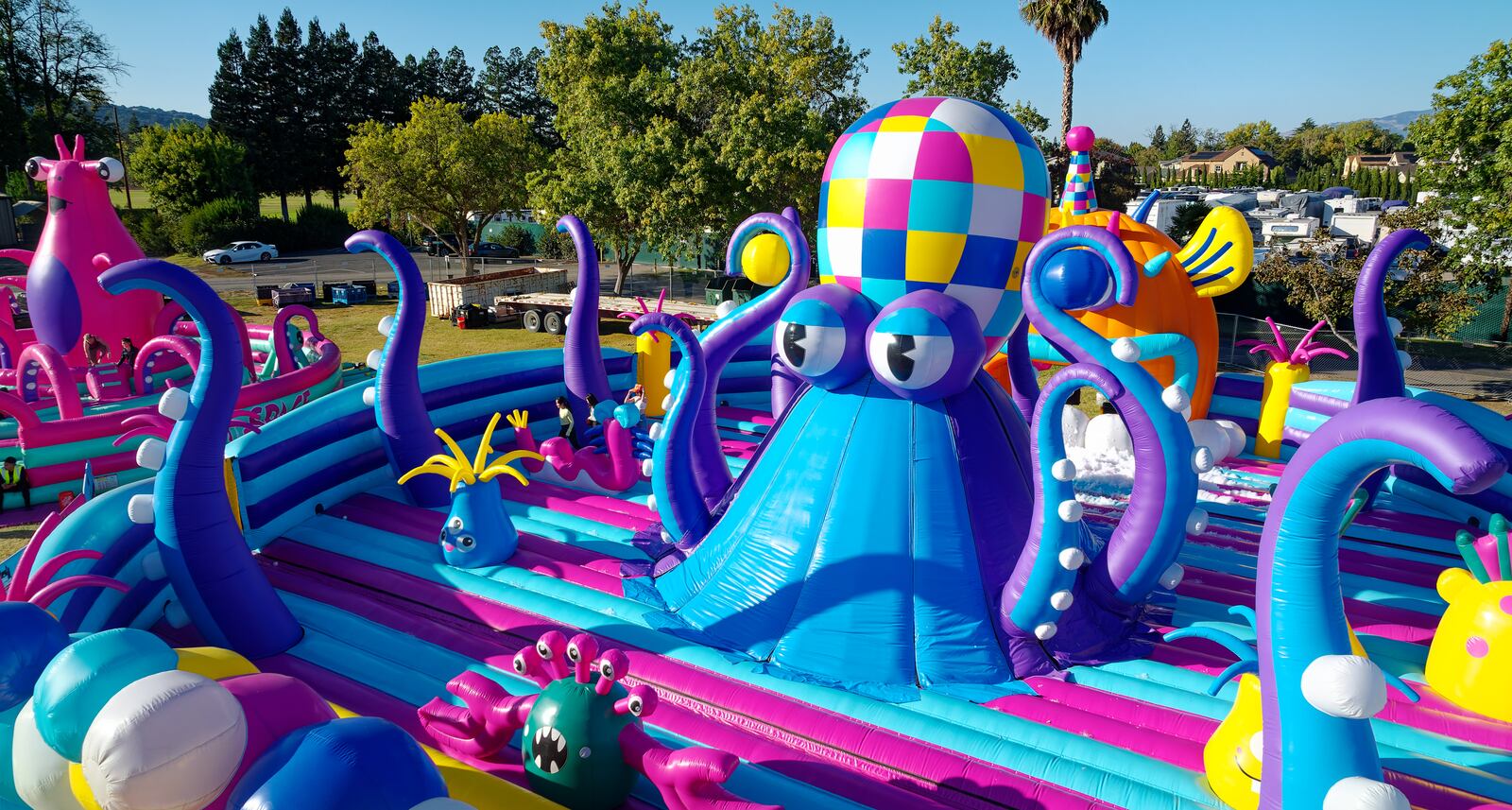 Inflatable attraction "The Big Bounce America" is coming to Dayton. CONTRIBUTED