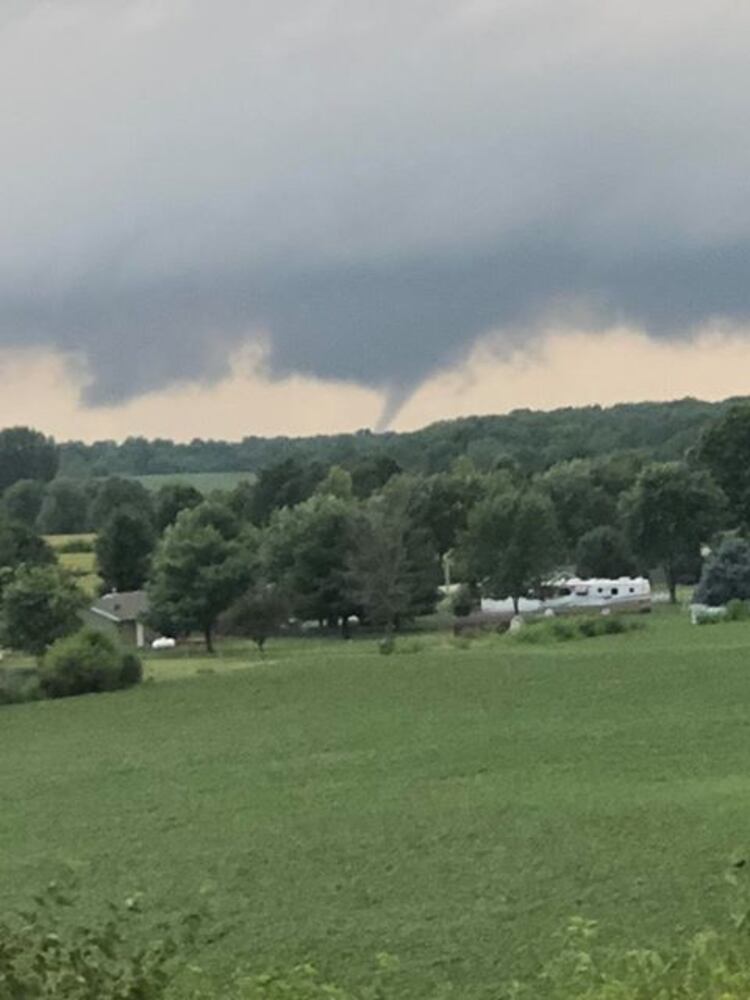 Photos: Storms, possible tornado in Urbana, Champaign County