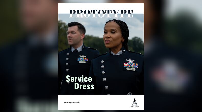 Space Force preliminary service dress uniform design