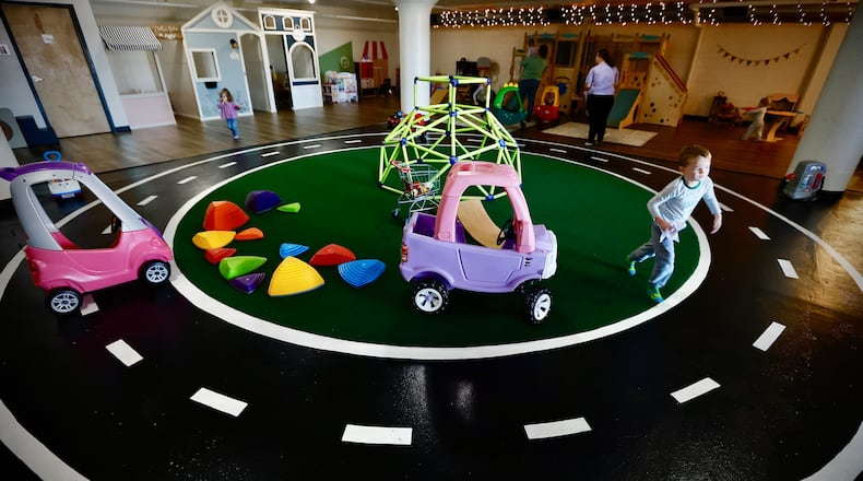 The Building Block Play Studio has plenty of room for children to enjoy themselves. MARSHALL GORBY\STAFF