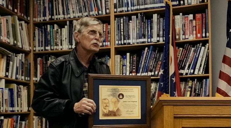 James Hupman of Springfield was awarded the Wright Brothers Master Pilot Award from the Federal Aviation Administration. CONTRIBUTED
